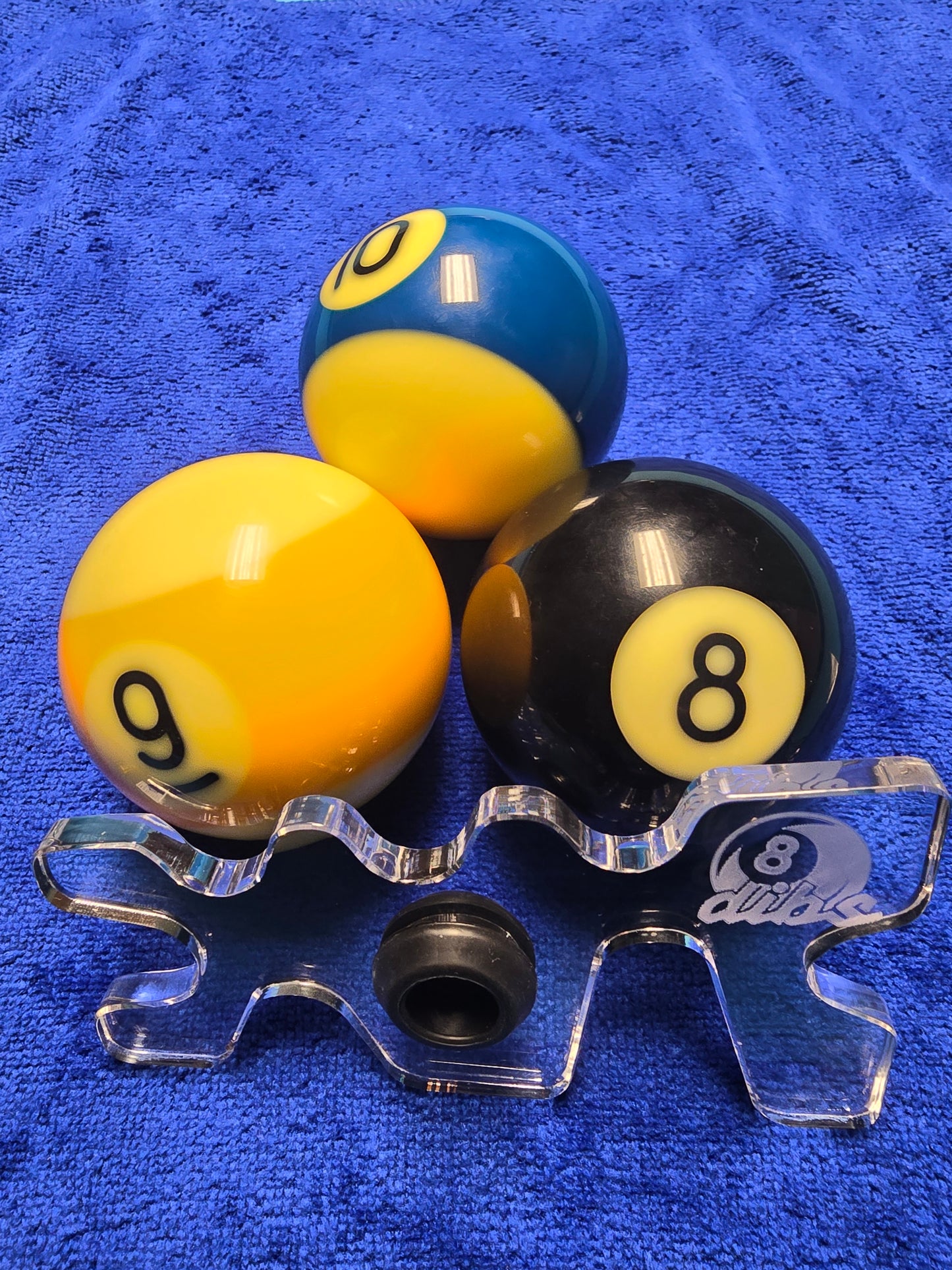 Multi-use Billiards/Pool Assist Bridge with dibs logo and a sleek Storage case.