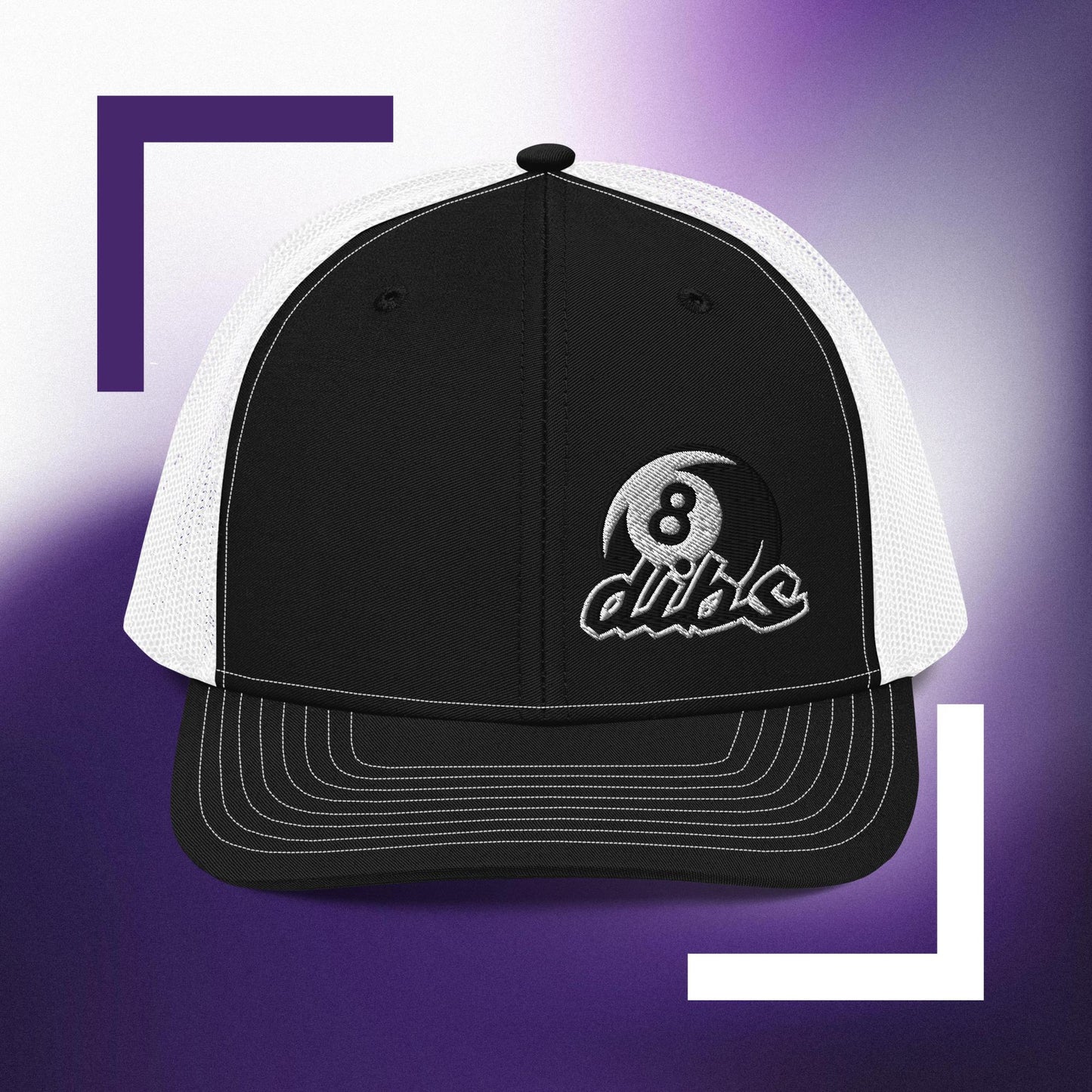 "dibs" Distinguished Billiards Trucker Cap, with embroidered logo