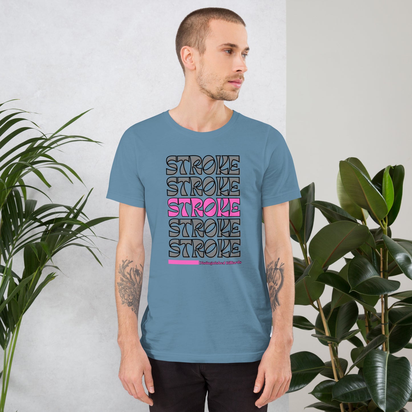 Stroke Stroke Stroke Billiards T-shirt.